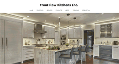 Desktop Screenshot of frontrowkitchens.com