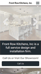 Mobile Screenshot of frontrowkitchens.com